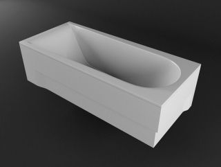 Фронтальная панель для ванны Vayer Boomerang  150x70 R Гл000023948 Белая